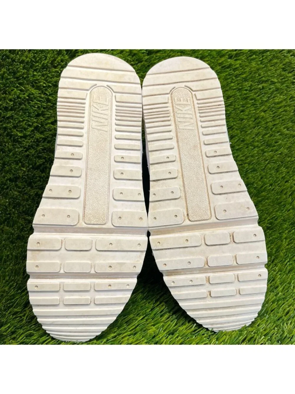 Nike Air Max LTD 3 Mens Size 7.5 Triple White Athletic Leather Shoes Sneakers